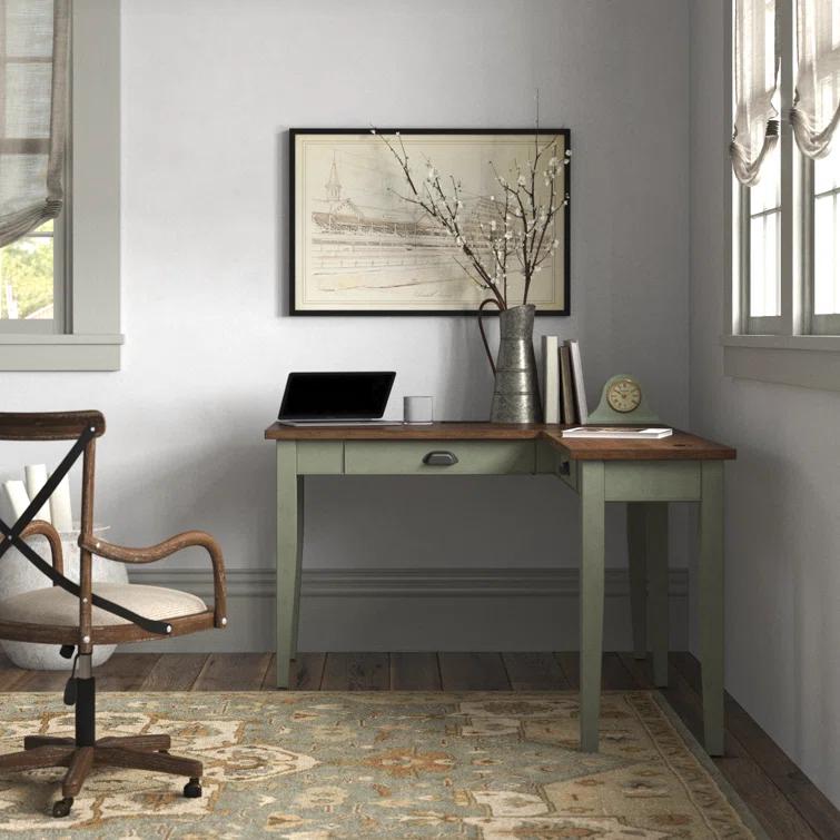 Vivienne L-Shaped Writing Desk