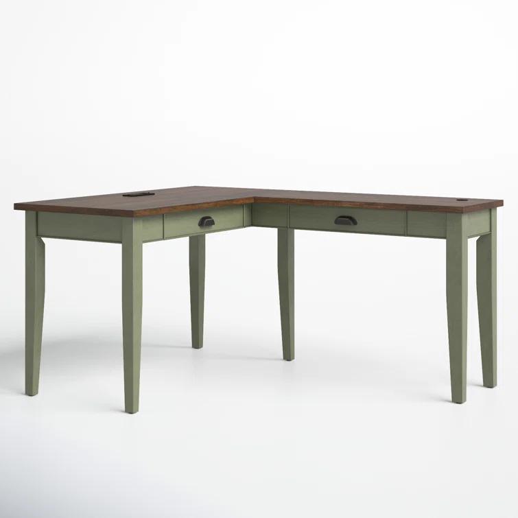 Vivienne L-Shaped Writing Desk