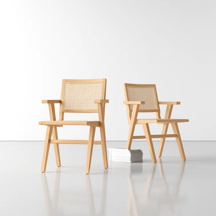 AllModern Atticus Cane Arm Chair & Reviews | Wayfair