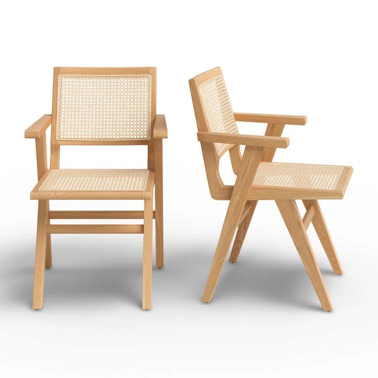 AllModern Atticus Cane Arm Chair & Reviews | Wayfair