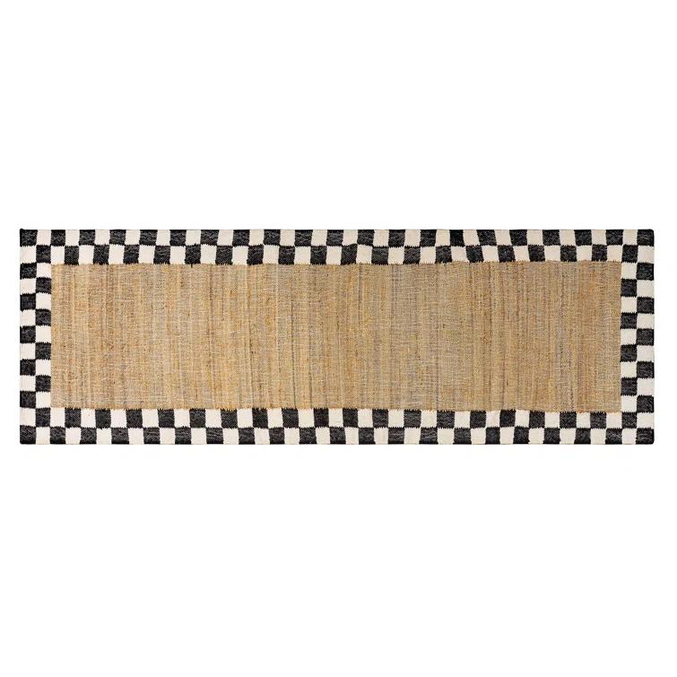MacKenzie-Childs Check Jute Rug