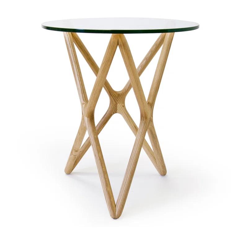 Lark Glass End Table