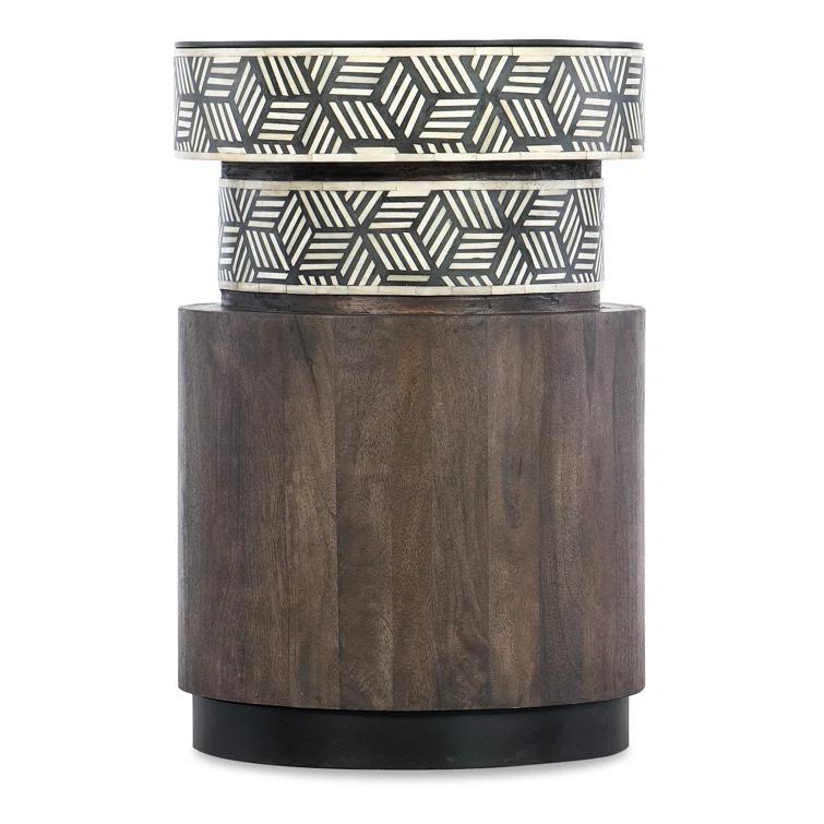 Hooker Furniture Commerce And Market Solid Wood Top End Table