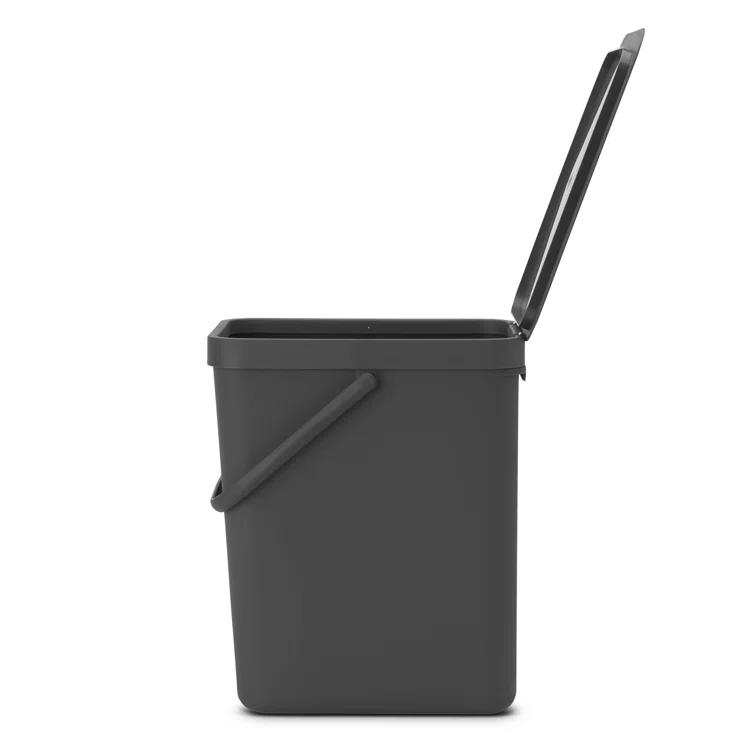 Brabantia Sort & Go Plastic Recycling Bin, 6.6 Gallon
