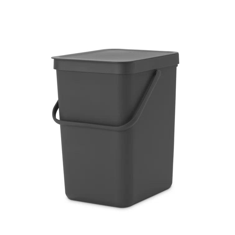 Brabantia Sort & Go Plastic Recycling Bin, 6.6 Gallon