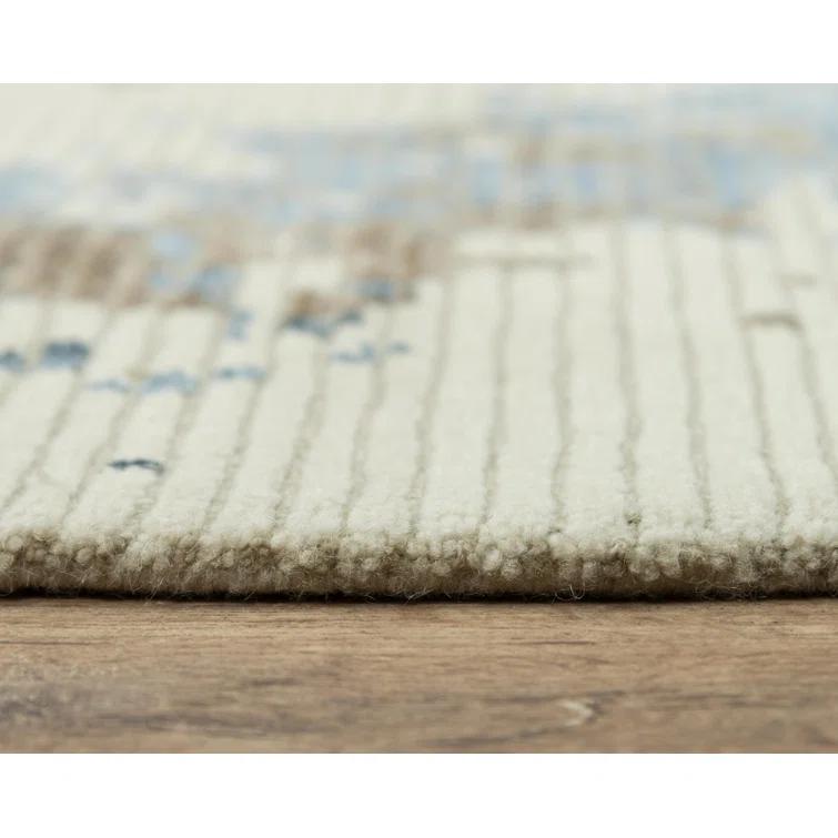 New Zealand Wool Abstract Rug