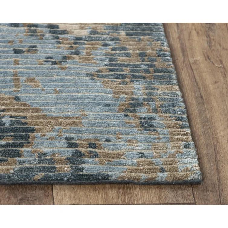 New Zealand Wool Abstract Rug