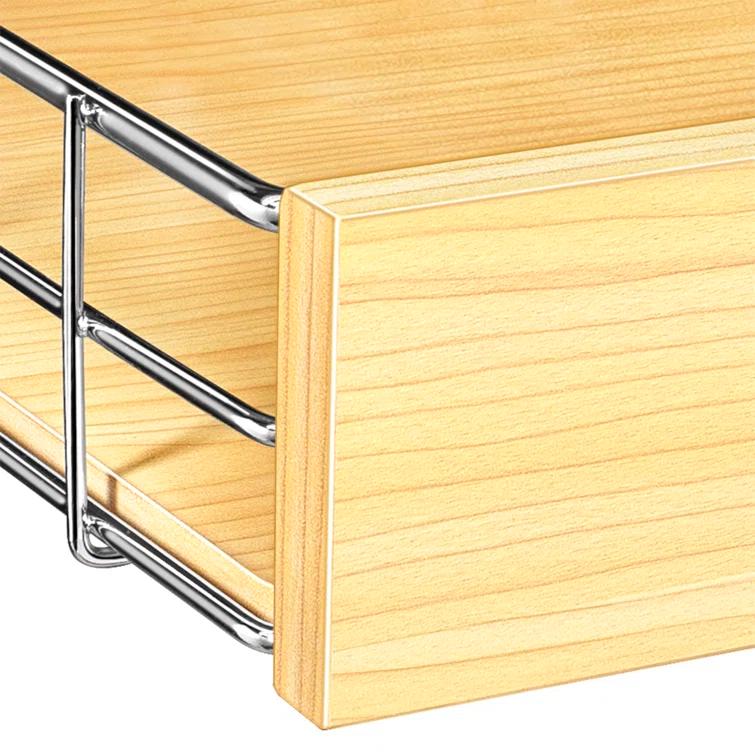 LYNK PROFESSIONAL LYNK PROFESSIONAL Select Pull Out Cabinet Organizer for Kitchen Cabinets, Wood and Chrome