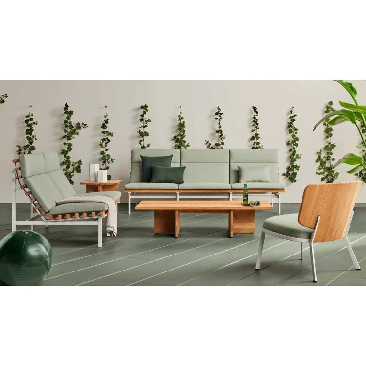 Perch 88'' Powder Coated Aluminum Outdoor Patio Sofa