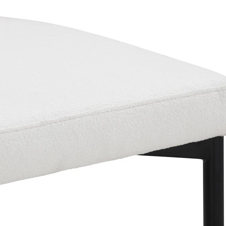 Dahlia Upholstered Counter Stool with Metal Frame