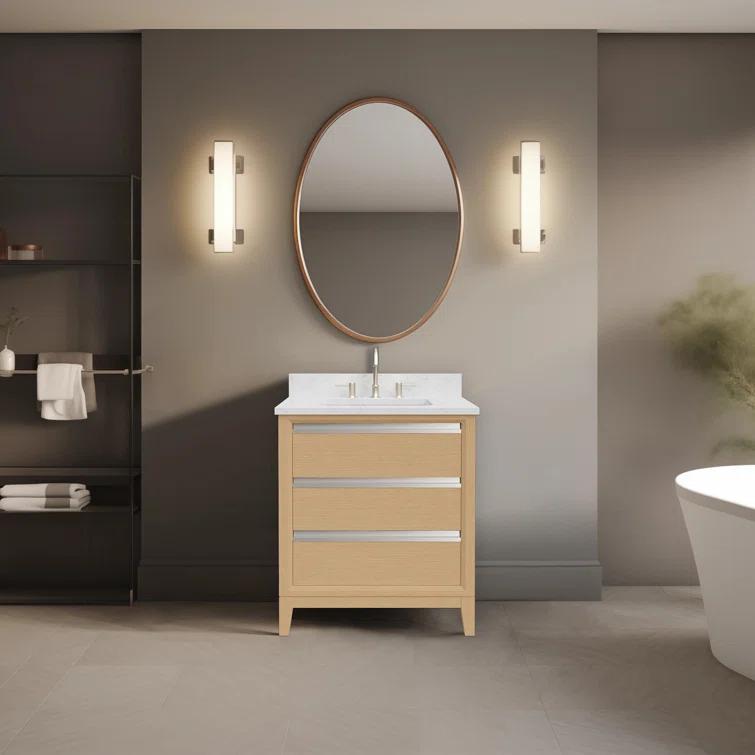 30 Single Bathroom Vanity with Top