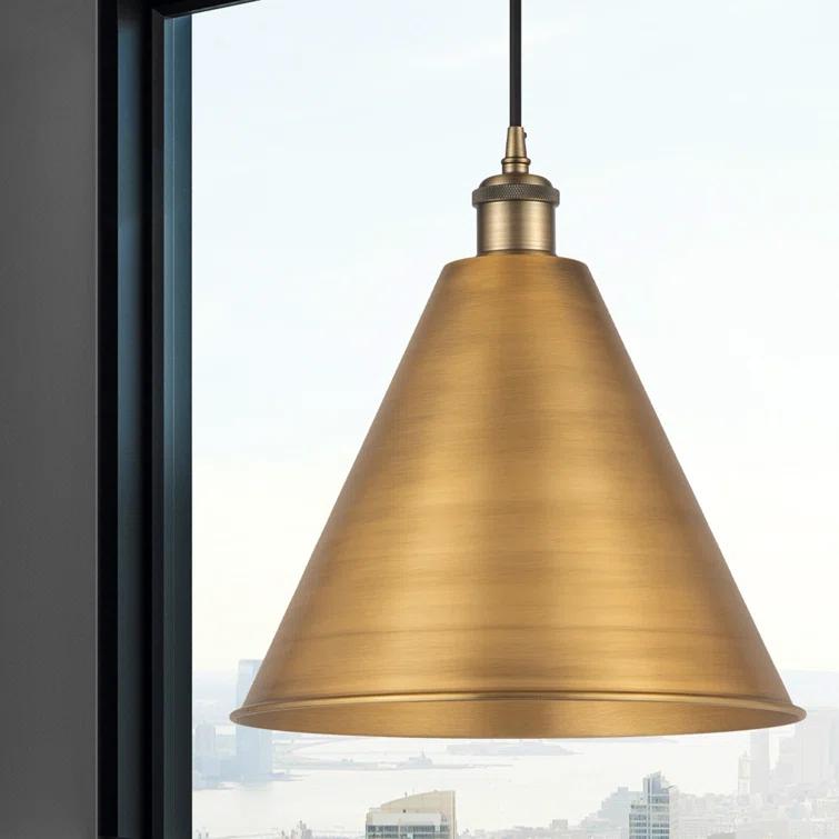 Ballston Cone 1 - Light Single Drop Pendant Pendant