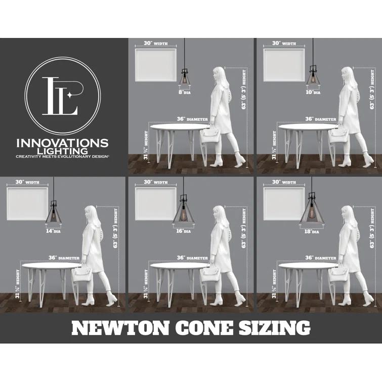 Innovations Lighting Newton 1 - Light Single Drop Pendant Pendant