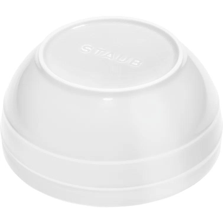 Staub White 2-Piece Nested Serve Bowl Set