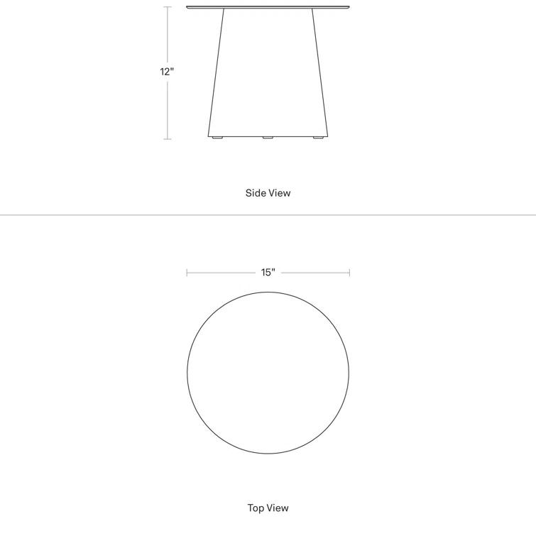 Circula End Table