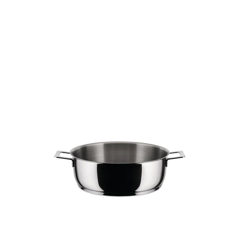 Alessi Pots&Pans Low Casserole with Two Handles