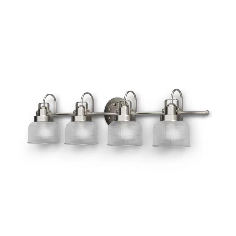 Rosser 4 Light Transparent Dimmable Vanity Light