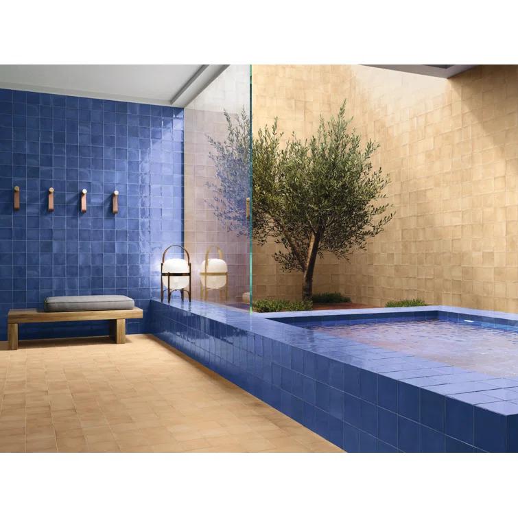 BATCH San Miyos 5" x 5" Porcelain Wall & Floor Tile (Set of 34)