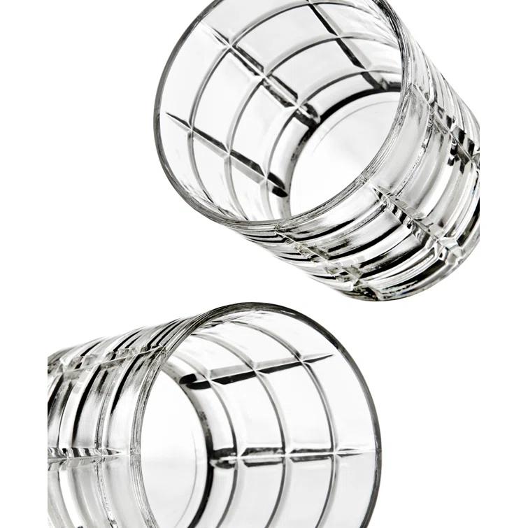 Godinger Silver Art Co Radius Whiskey Glass 10 oz (Set of 4)