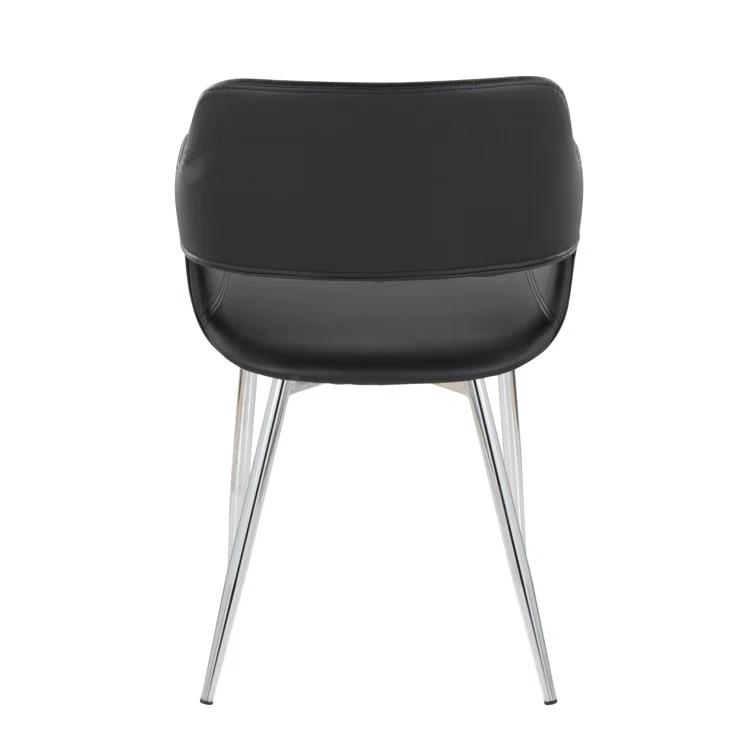 Margarite Faux Leather Upholstered Armchair