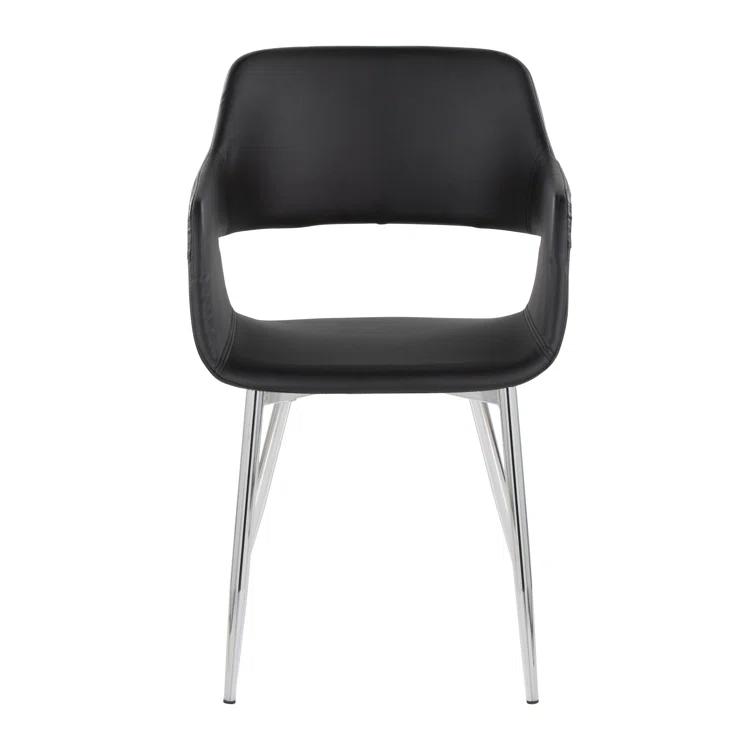 Margarite Faux Leather Upholstered Armchair