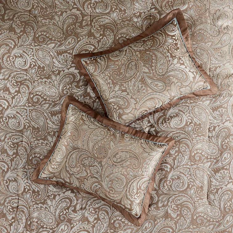 Madison Park Aubrey 12 Piece Comforter Set with Cotton Bed Sheets