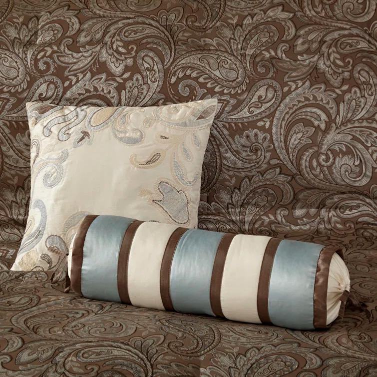 Madison Park Aubrey 12 Piece Comforter Set with Cotton Bed Sheets