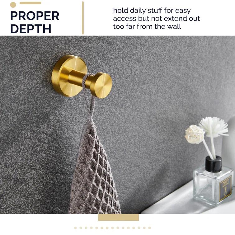 Stainless Steel Wall Mounted Robe Hook