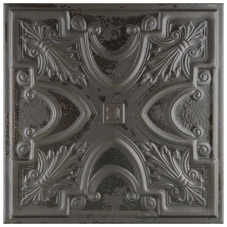 Fitz 8" x 8" Ceramic Patterned Wall Tile