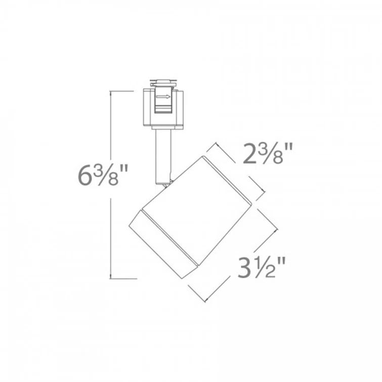 WAC Lighting L-7011-930-DB Ocularc Adjustable Track Head