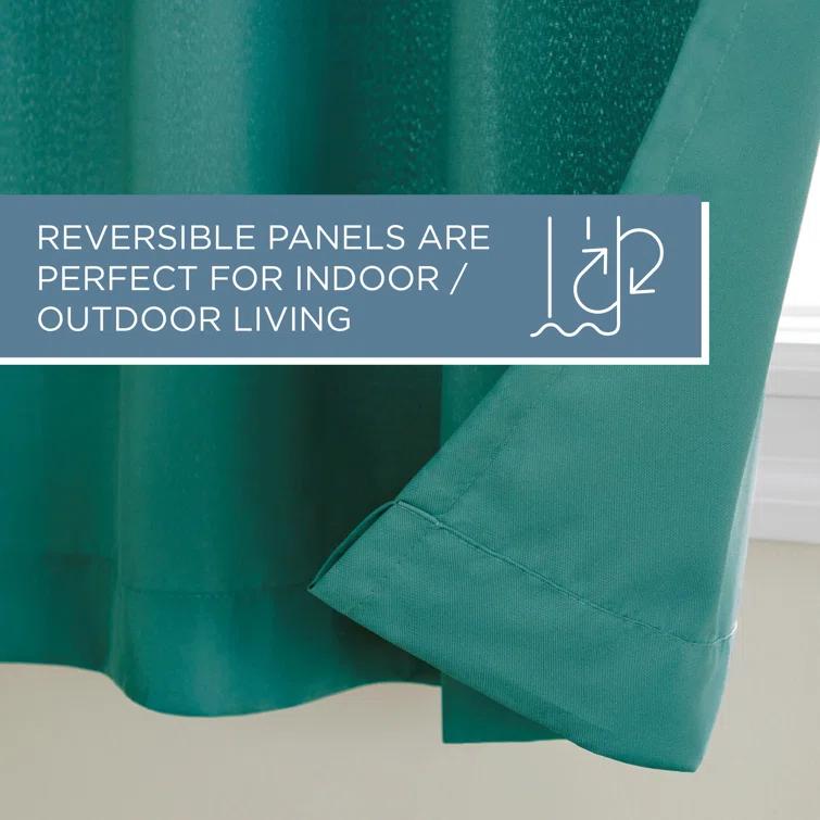 Cabana Solid Heavyweight Indoor Outdoor Curtains