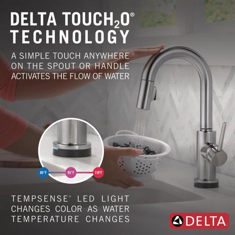 Trinsic Pull Down Touch Bar Faucet