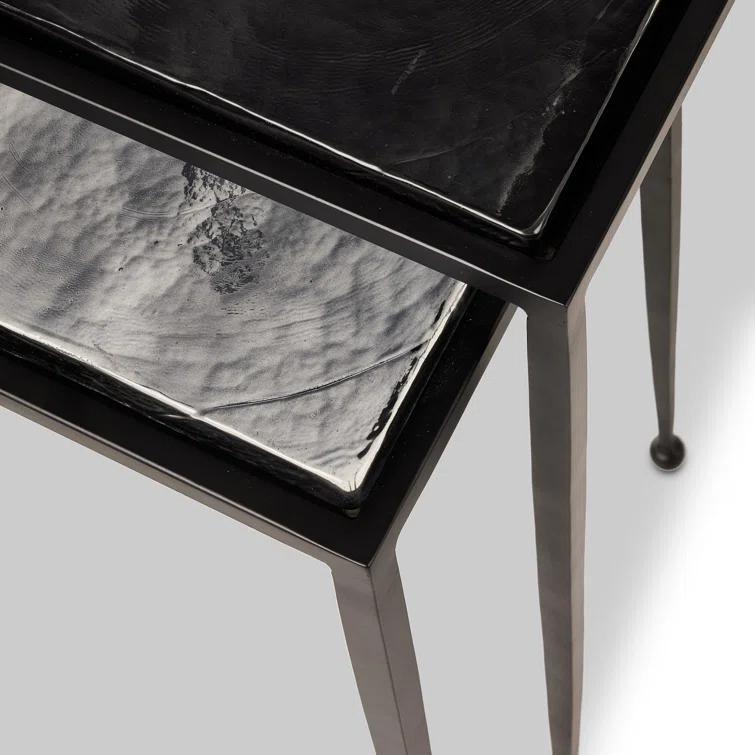Capa Nesting Side Tables (Set of 2) - Black