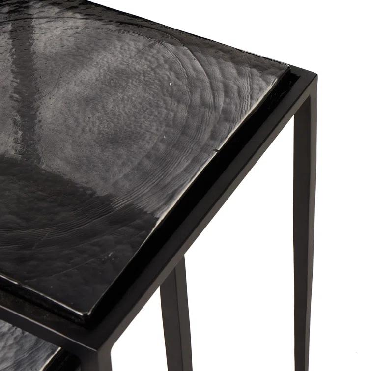 Capa Nesting Side Tables (Set of 2) - Black