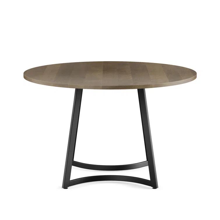 Joelle 4 - Person Solid Wood Top Double Pedestal Dining Set