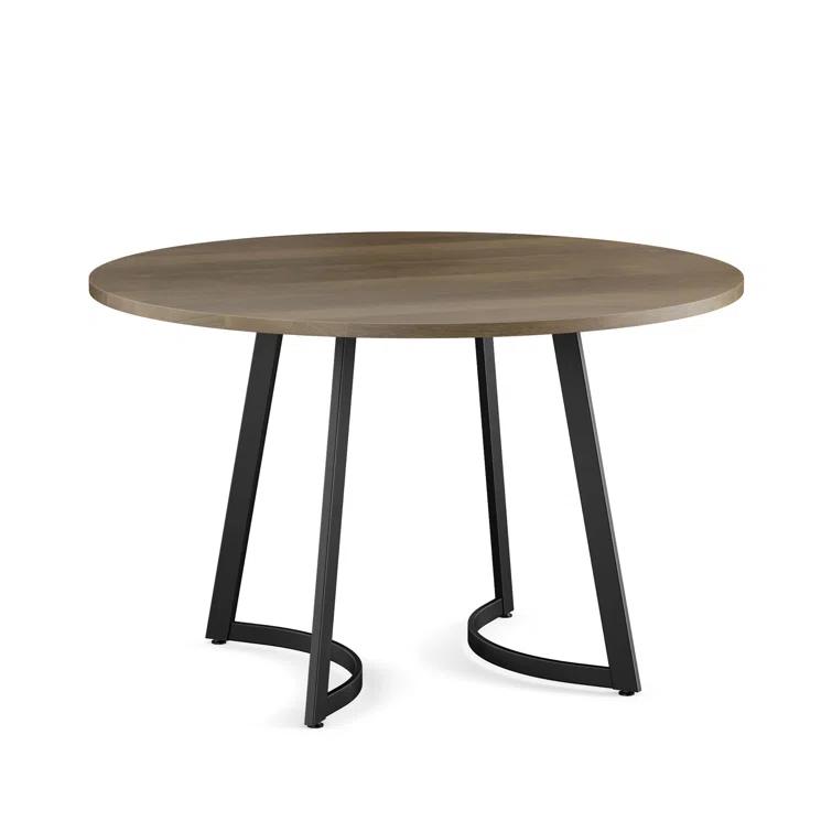 Joelle 4 - Person Solid Wood Top Double Pedestal Dining Set