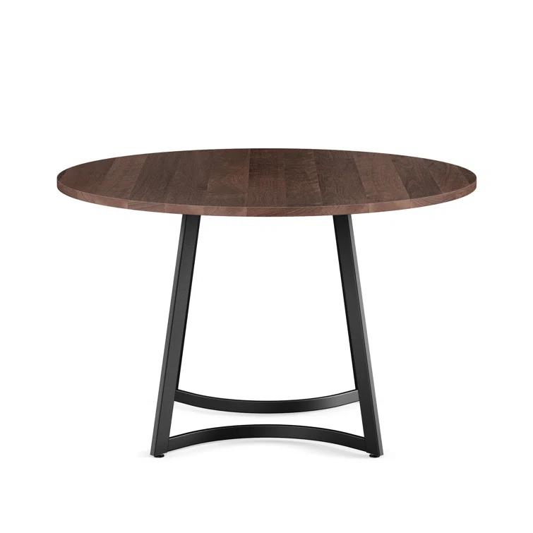 Joelle 5 - Piece Solid Wood Top Double Pedestal Dining Set