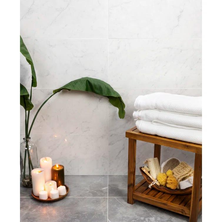 Bond Tile 12" x 24" Porcelain Marble Look Wall & Floor Tile