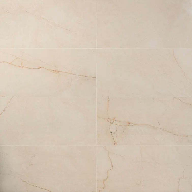 Bond Tile 12" x 24" Porcelain Marble Look Wall & Floor Tile