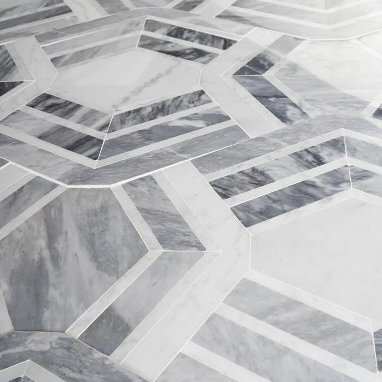 Bond Tile Tenor Marble Random Mosaic Wall & Floor Tile