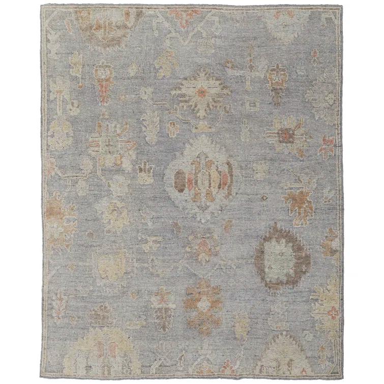 Grafton Transitional Floral & Botanical Blue/Gray/Yellow Area Rug