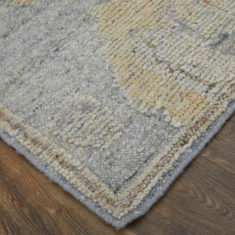 Grafton Transitional Floral & Botanical Blue/Gray/Yellow Area Rug