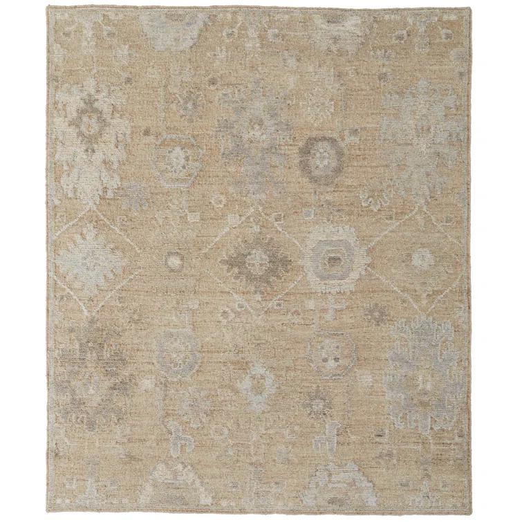 Grafton Transitional Floral & Botanical Tan/Gray/Ivory Area Rug