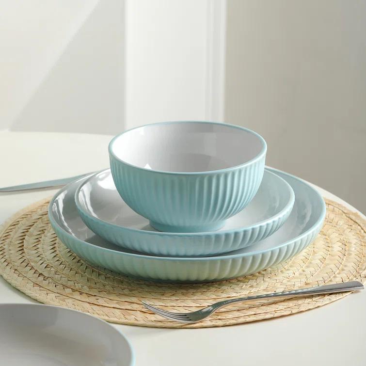 Christian Siriano Lustra 32 Piece Stoneware Dinnerware Set - Service for 8 (Set of 32)