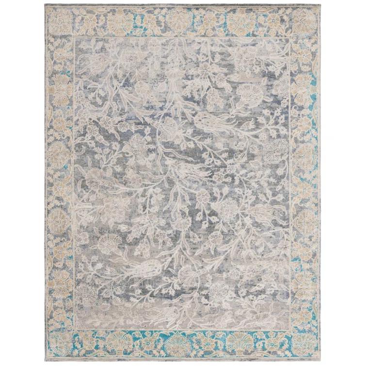 Safavieh Centennial Hand Knotted 60% Silk, 30% Wool, 10% Cotton Floral Rug