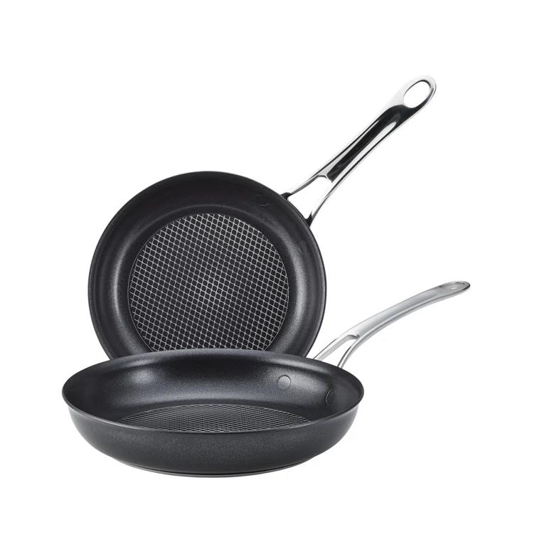 Anolon Anolon X Hybrid Nonstick Induction Frying Pans / Skillet Set - 8.25 Inch and 10 Inch