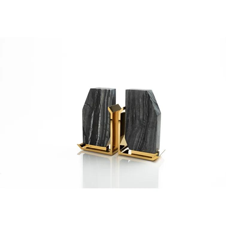ANNA New York Anna New York Modern & Contemporary Non-Skid Bookends (Set of 2)