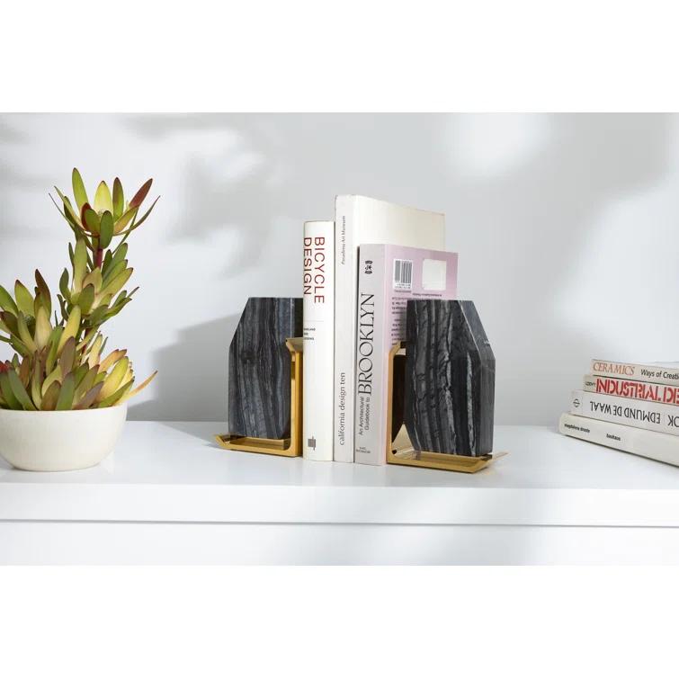 ANNA New York Anna New York Modern & Contemporary Non-Skid Bookends (Set of 2)