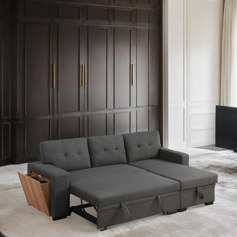 DEVION Furniture 3 - Piece Upholstered Sectional