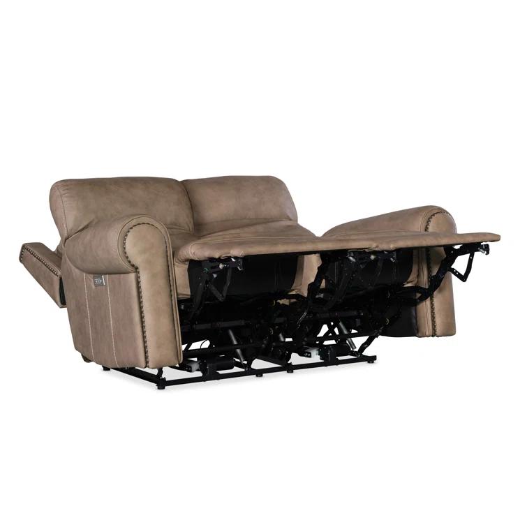 Hooker Furniture SS 66'' Leather Power Reclining Loveseat